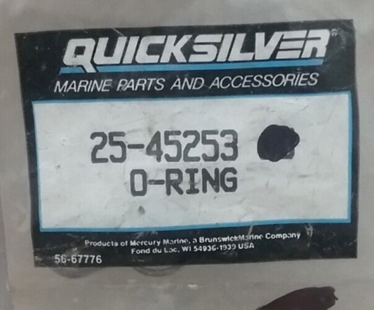 QTY2 NEW MERCURY 25-45253 O-RING MERCRUISER ZUES POD DRIVE