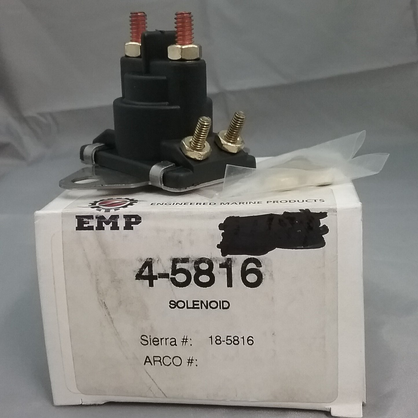 NEW EMP 4-5816 SOLENOID ASSY Starter Mercury 89-96054 Outboard 15-115HP