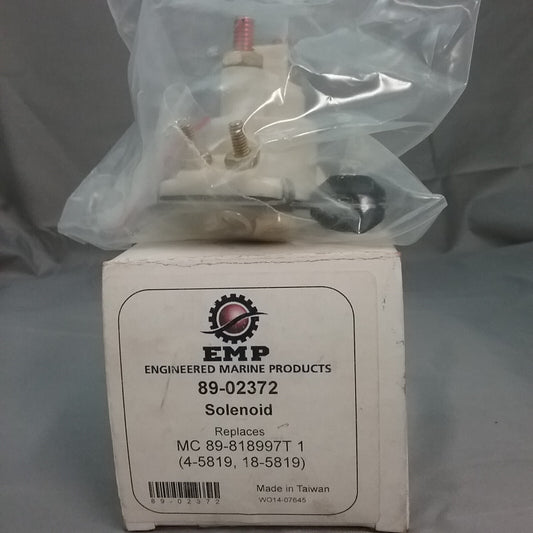 NEW EMP 89-02372 SOLENOID ASSY Mercury 89-818997A1 Outboard 65-225HP