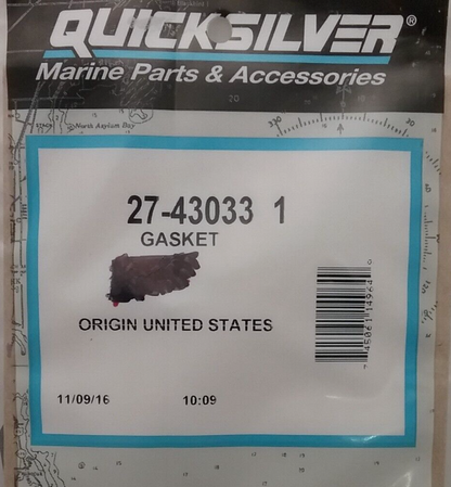 NEW QUICKSILVER 27-430331 GASKET Mercruiser Mercury Sportjet FORCE
