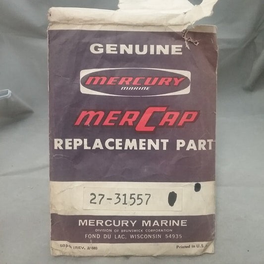 QTY2 NEW GENUINE MERCURY 27-31557 GASKET MERCURY 6 7.5 9.8 15HP