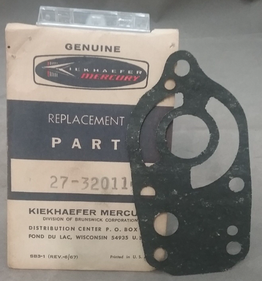 QTY2 NEW GENUINE MERCURY 27-32011 GASKET MERCURY 450/500 6-CYL WATER PUMP GASKET