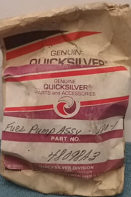 NEW QUICKSILVER 48098A3 FUEL PUMP ASSY Mercury Outboard 20-200HP