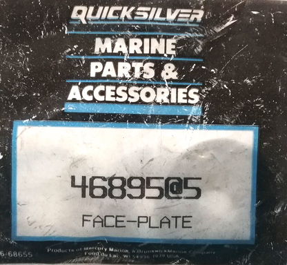 QTY5 NEW QUICKSILVER 46895 FACEPLATE Mercury Outboard 4-40HP