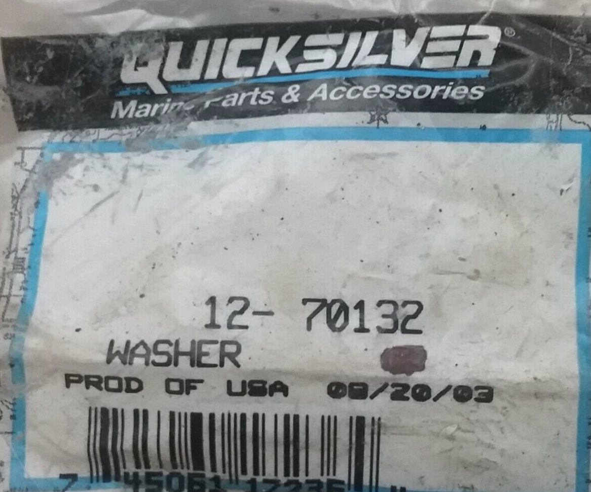 QTY4 NEW QUICKSILVER 12-70132 WASHER MERCURY OUTBOARDS BOTTOM COWL ASSY