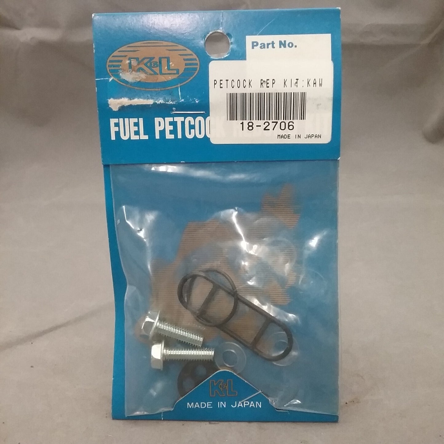 NEW K&L 18-2706 FUEL PETCOCK KAWASAKI MOTORCYCLE ATV (SEE DESCRIPTION)