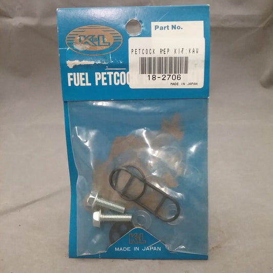 NEW K&L 18-2706 FUEL PETCOCK KAWASAKI MOTORCYCLE ATV (SEE DESCRIPTION)