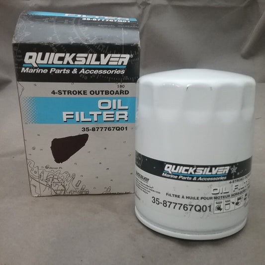 NEW QUICKSILVER 35-877767Q01 FILTER-OIL MERCURY Verado 135-200HP Inline 4 cyl.