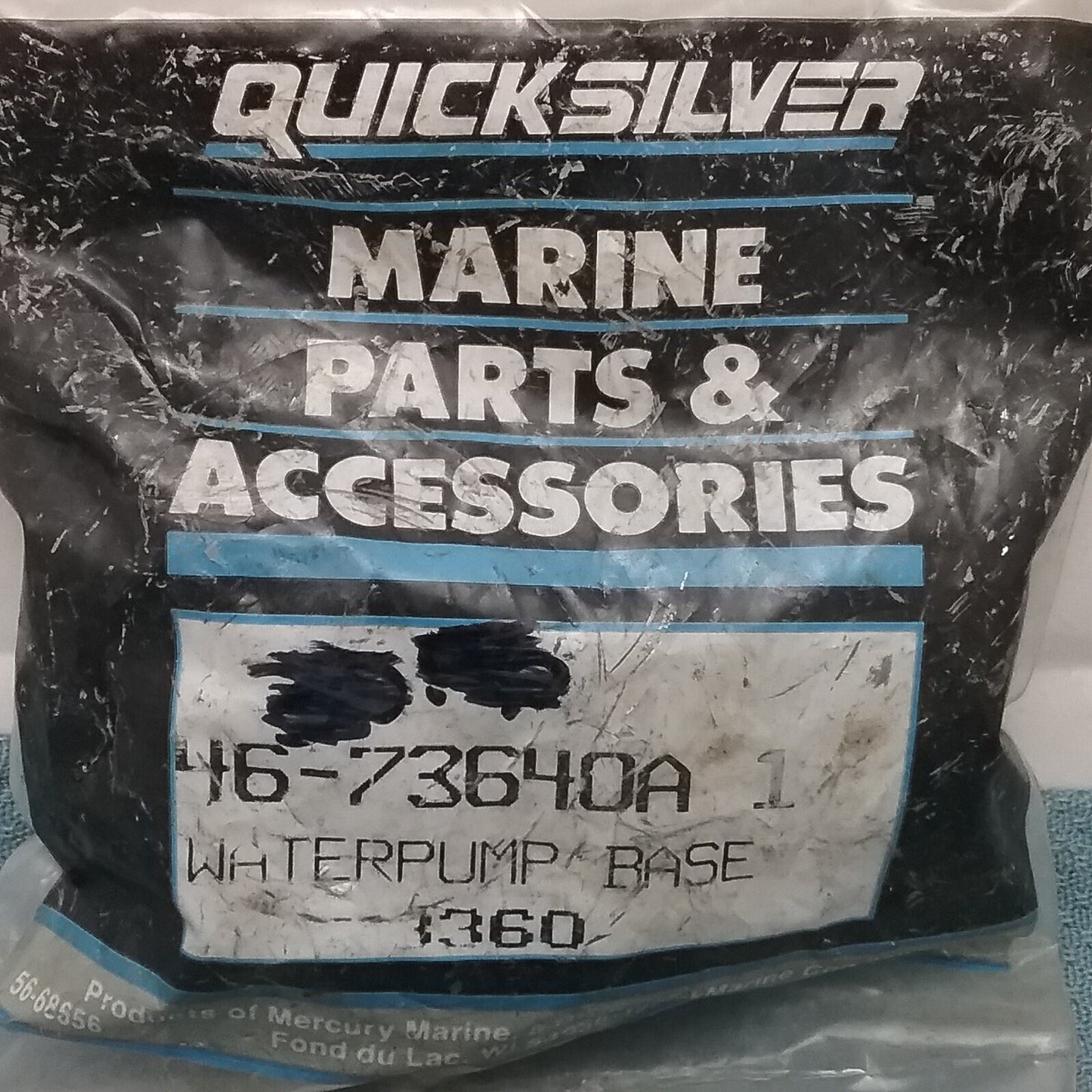 NEW QUICKSILVER 46-73640A1 WATER PUMP BASE ASSY Mercury Outboard 40-70HP