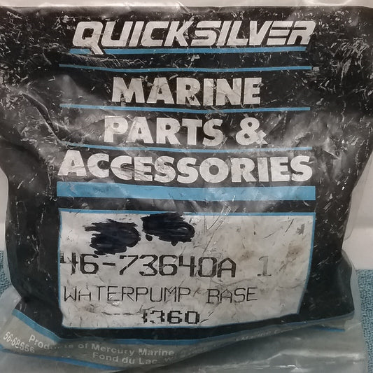 NEW QUICKSILVER 46-73640A1 WATER PUMP BASE ASSY Mercury Outboard 40-70HP