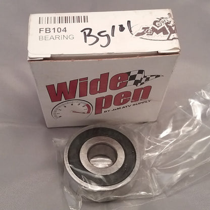 NEW WIDE OPEN FB104 SEALED BEARING 6302 2RS UNIVERSAL PART