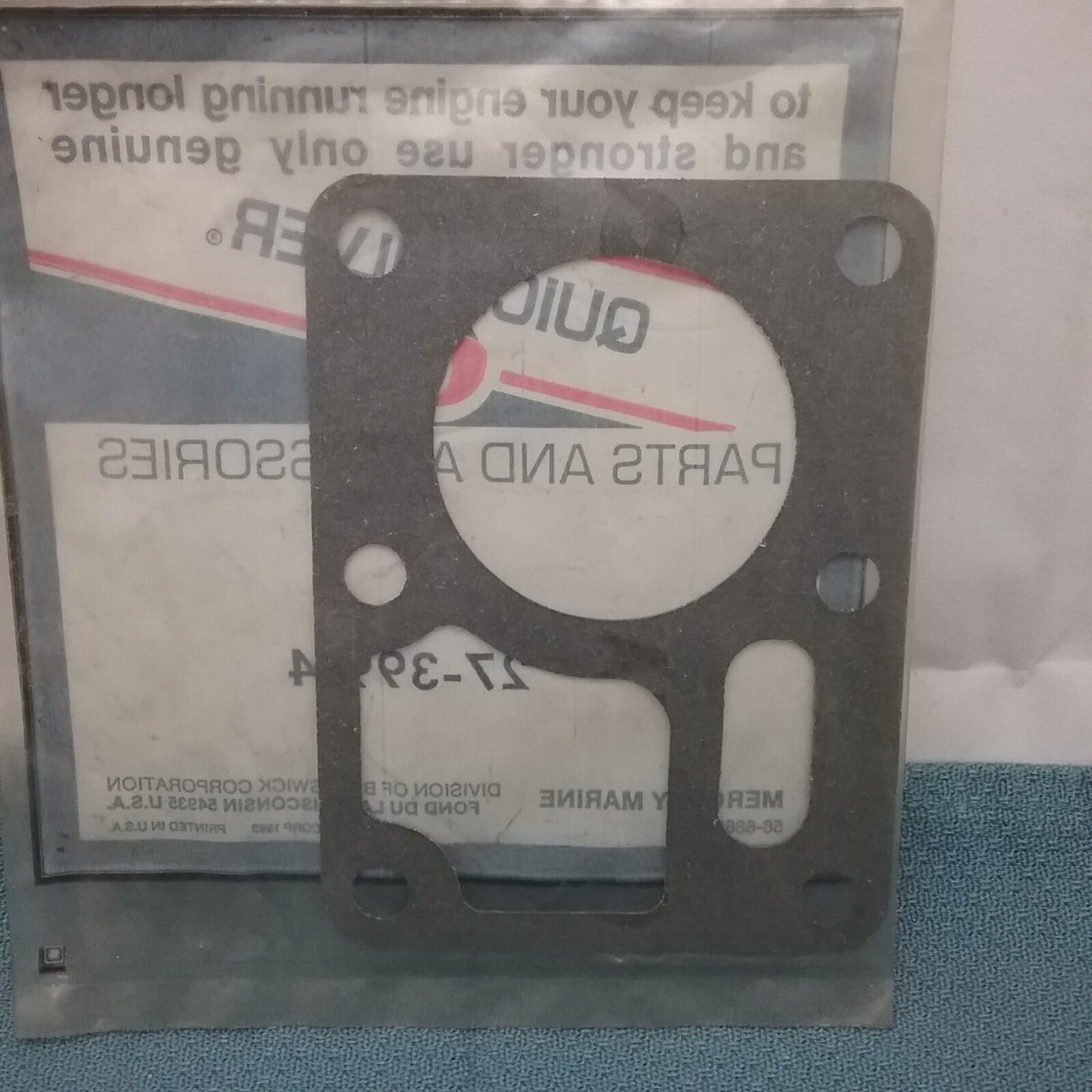 NEW QUICKSILVER 27-39914 Thermostat Container Gasket Mercury-Mercruiser