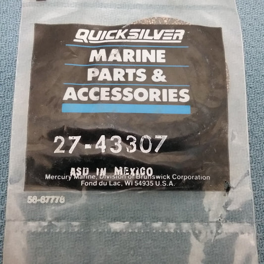 NEW QUICKSILVER 27-43307 GASKET Mercury Outboard 105-220HP