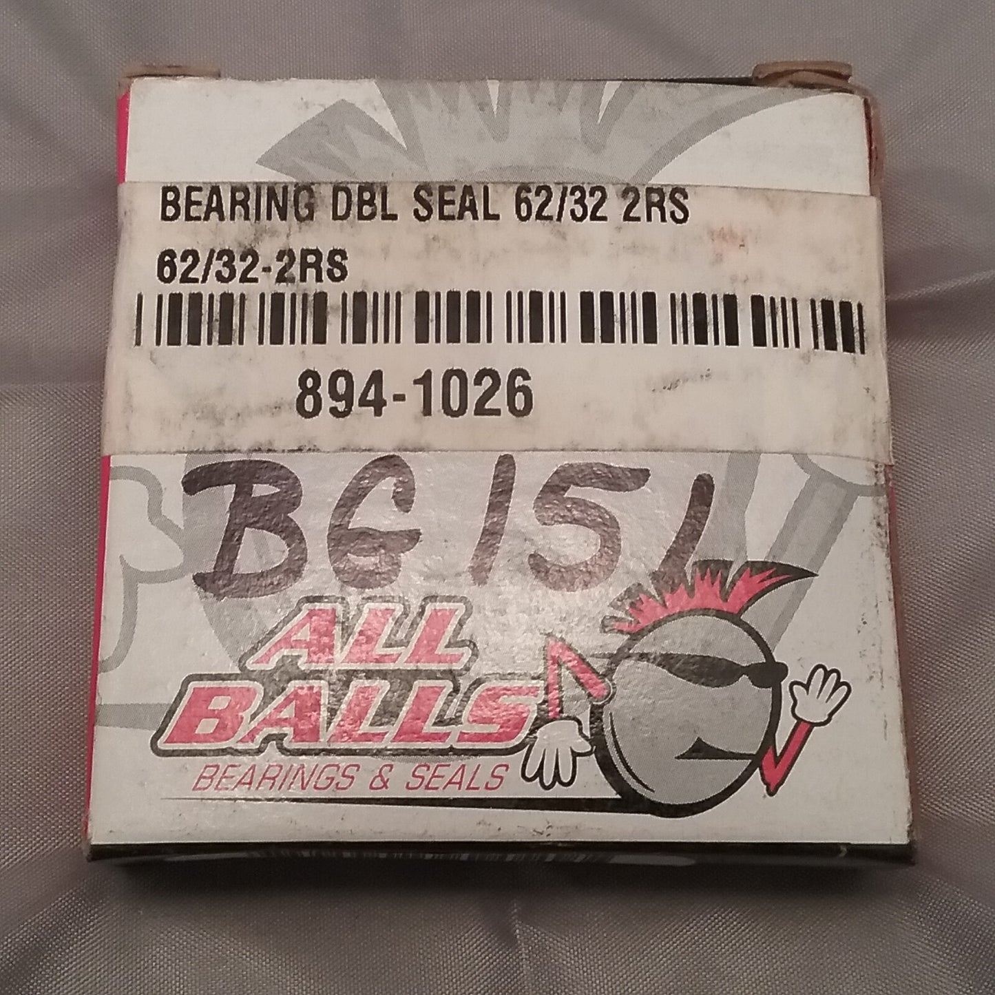 NEW ALL BALLS 62/32-2RS  Radial Ball Bearing 32X65X17 UNIVERSAL PART