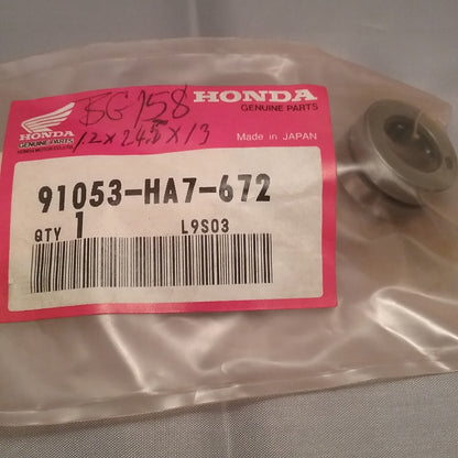 NEW GENUINE HONDA 91053-HA7-672 BEARING 12X24.5X13 FOURTRAX 4X4 TRX350 1986