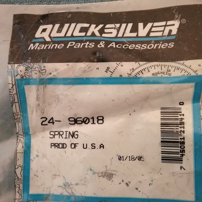 NEW QUICKSILVER 24-96018 SPRING MERCURY MARINER OUTBOARD 9.9-25HP