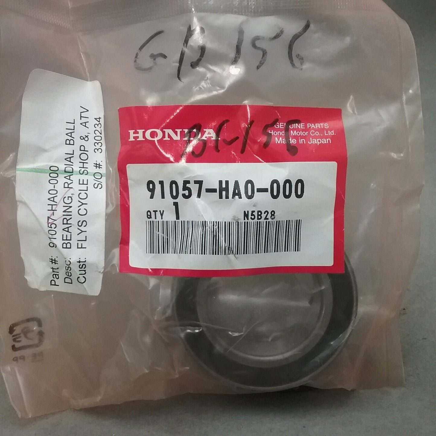 NEW GENUINE HONDA 91057-HA0-000 RADIAL BALL BEARING BIG RED ATC250 1985