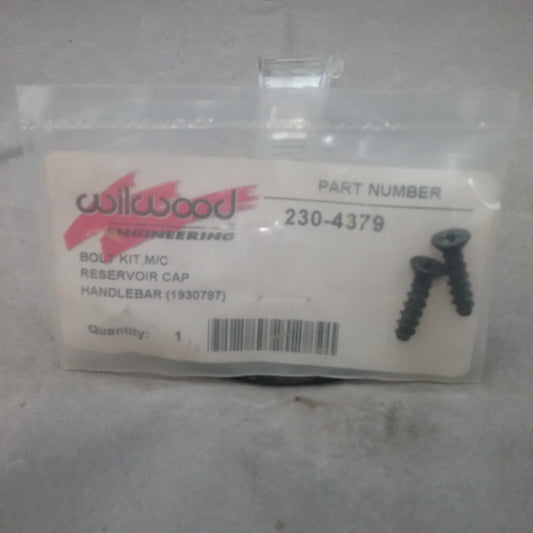 NEW WILWOOD 230-4379 BOLT, SET OF 2, RESERVOIR CAP BOLTS