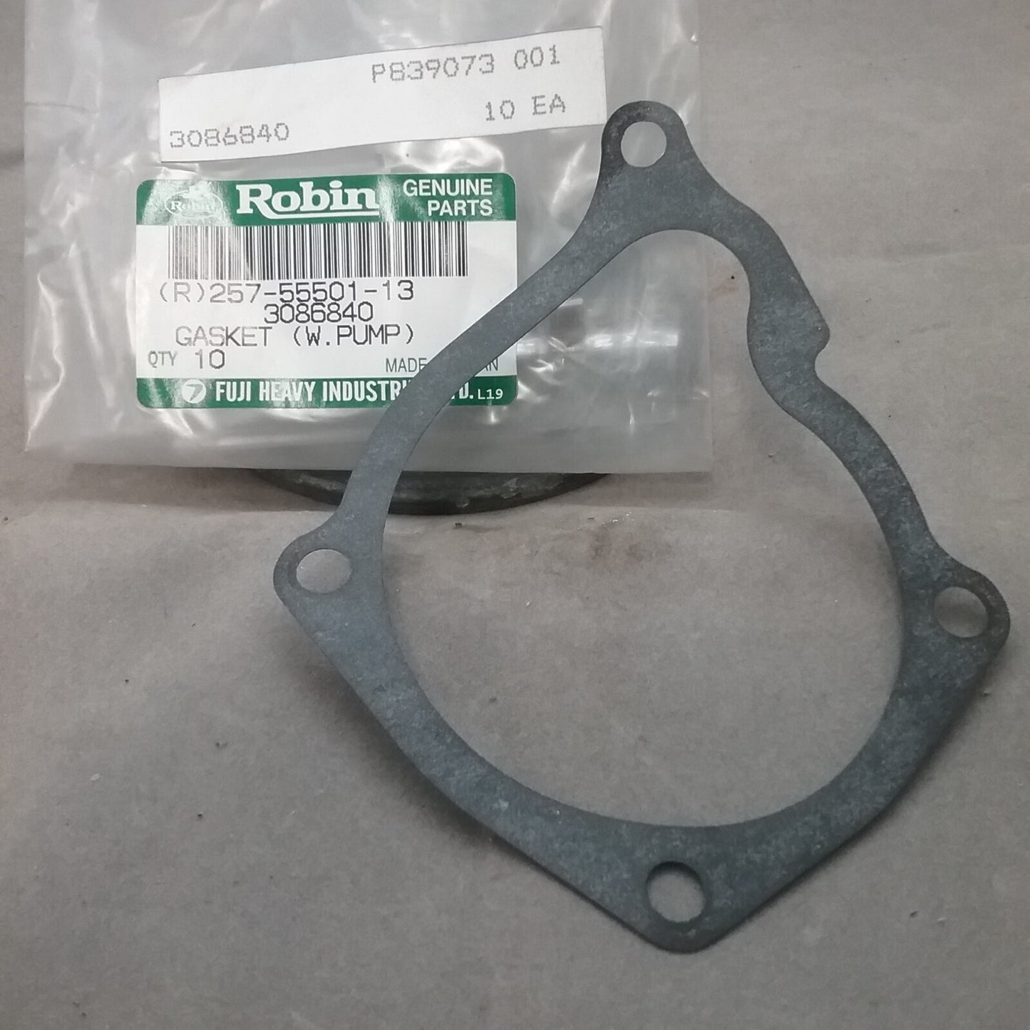 NEW ROBIN 257-55501-13 GASKET, WATER PUMP POLARIS MAGNUM SPORTSMAN 3086840 95-14