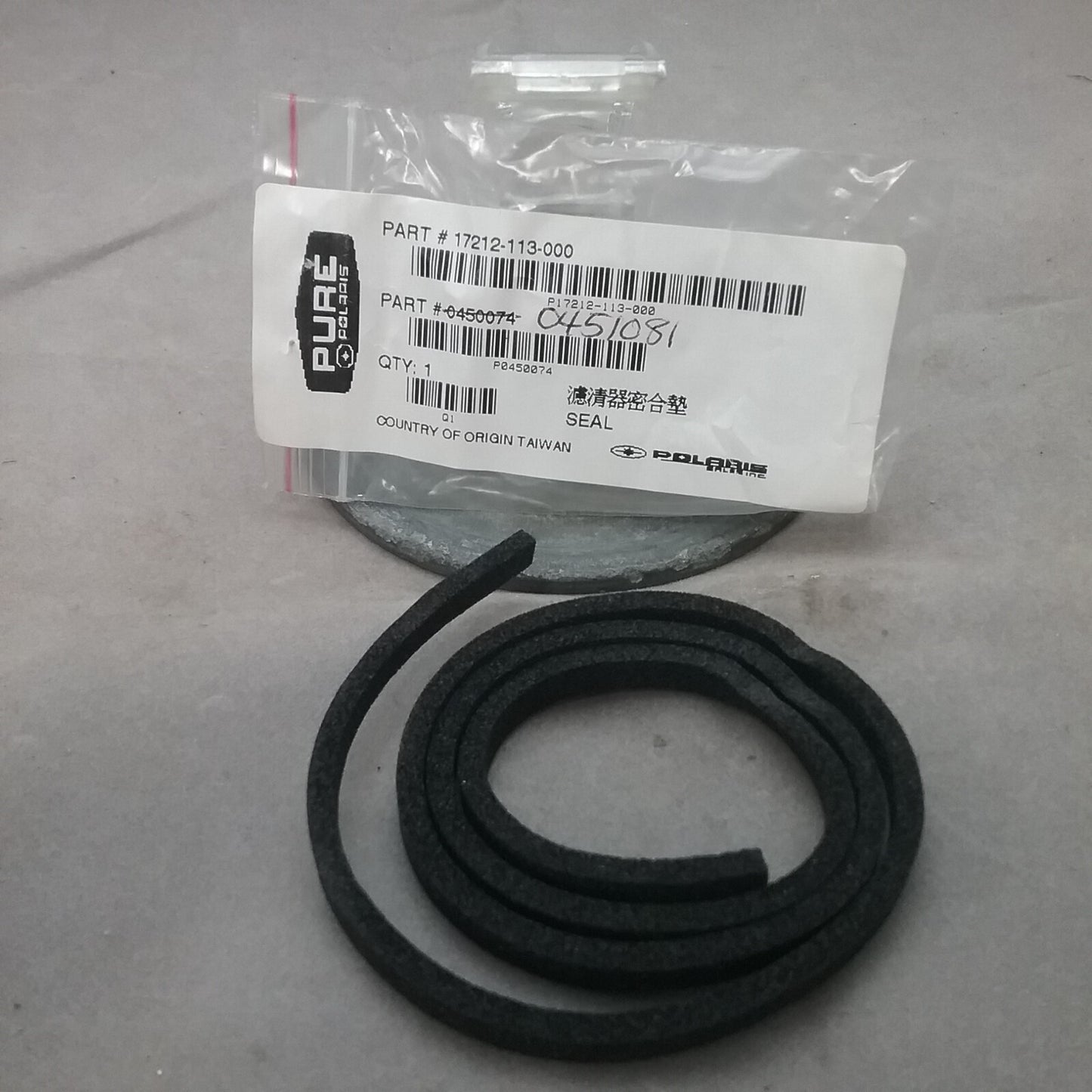 NEW GENUINE POLARIS 0451081 AIR FILTER SEAL, Scrambler SPORTSMAN Predator  01-03