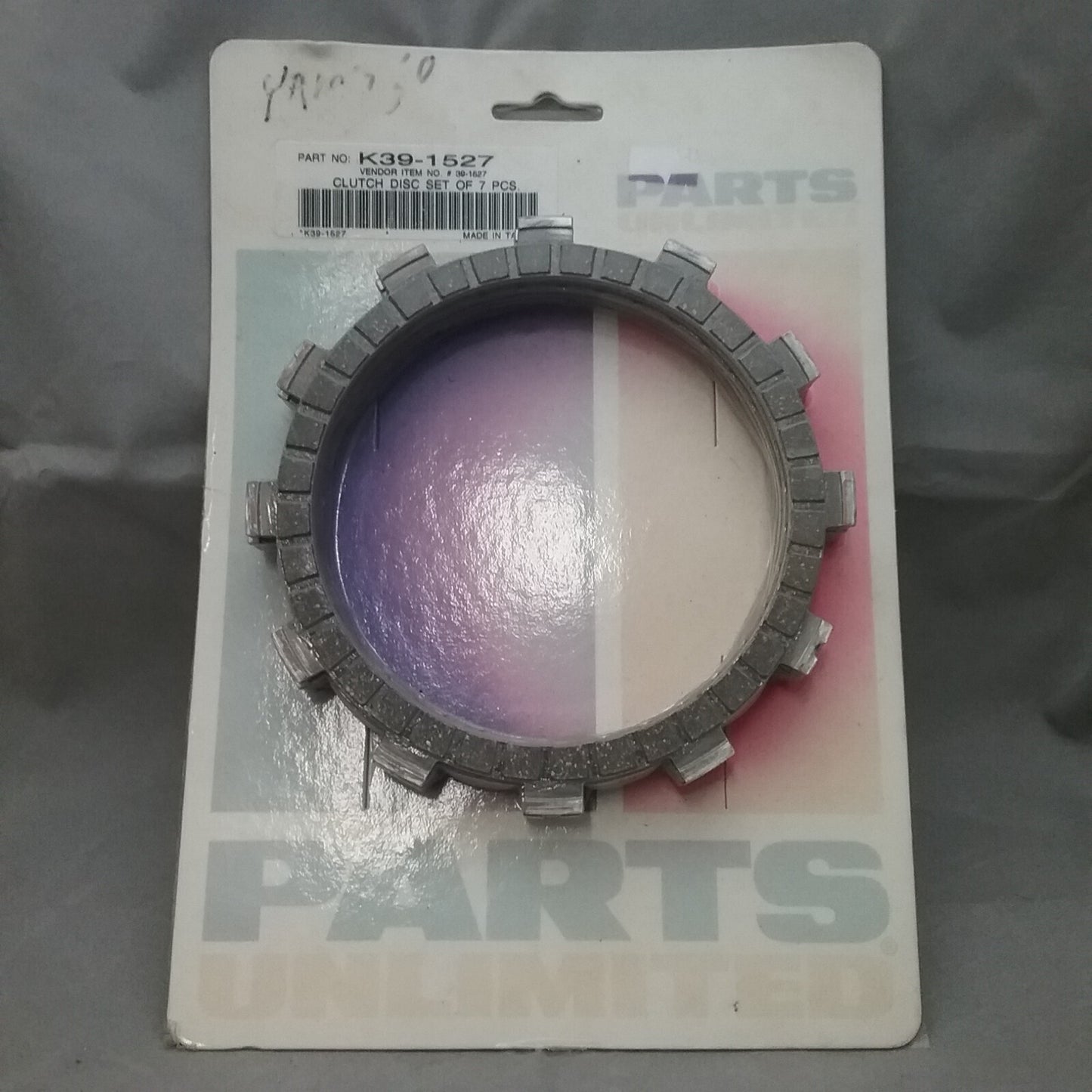 NEW PARTS UNLIITED K39-1527 CLUTCH DISC KIT 7 PIECE SET