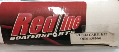 NEW REDLINE RL7042 Carburetor Kit without Float JOHNSON EVINRUDE 0392061 20‑70Hp