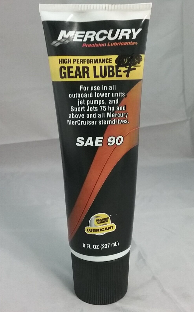 NEW MERCURY Q92-802851K01 GEAR LUBE HIGH PERFORMANCE SAE90 8OZ.