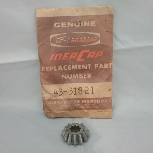 NEW MERCURY 43-31821 PINION GEAR Mercury Marine Original Equipment