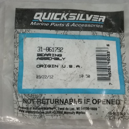 NEW QUICKSILVER 31-861792 BEARING ASSY Mercruiser BRAVO XR, OUTBOARD 250-300HP