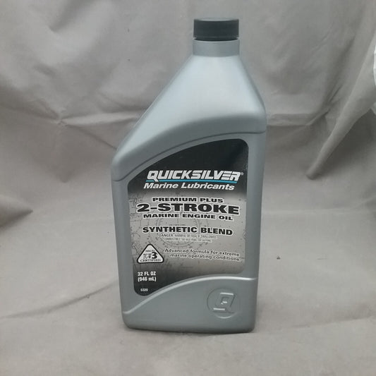 NEW QUICKSILVER 92-858026Q01 SYNTHETIC BLEND  2-STROKE OIL ONE QUART