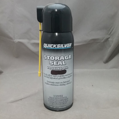 NEW QUICKSILVER 92-858081Q03 STORAGE SEAL FOGGING OIL 12OZ 2 AND 4CYCLE ENGINES