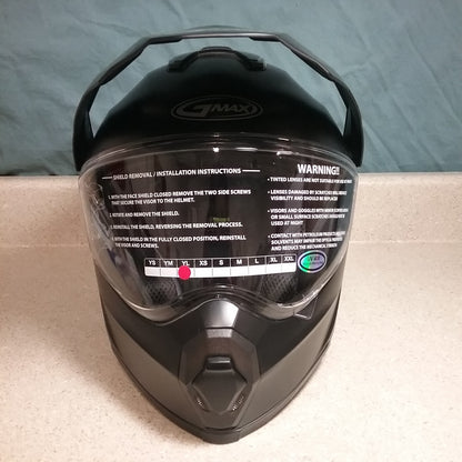 NEW GMAX AT-21Y ADVENTURE HELMET - MATTE BLACK - YOUTH LARGE
