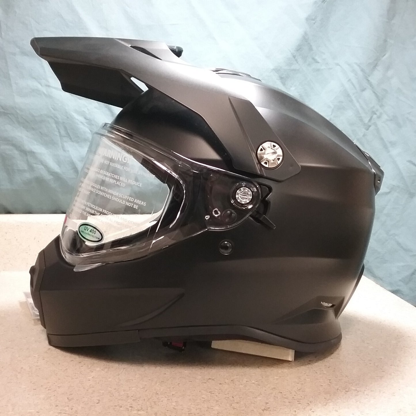 NEW GMAX AT-21 ADVENTURE DUAL SPORT HELMET - MATTE BLACK - MEDIUM