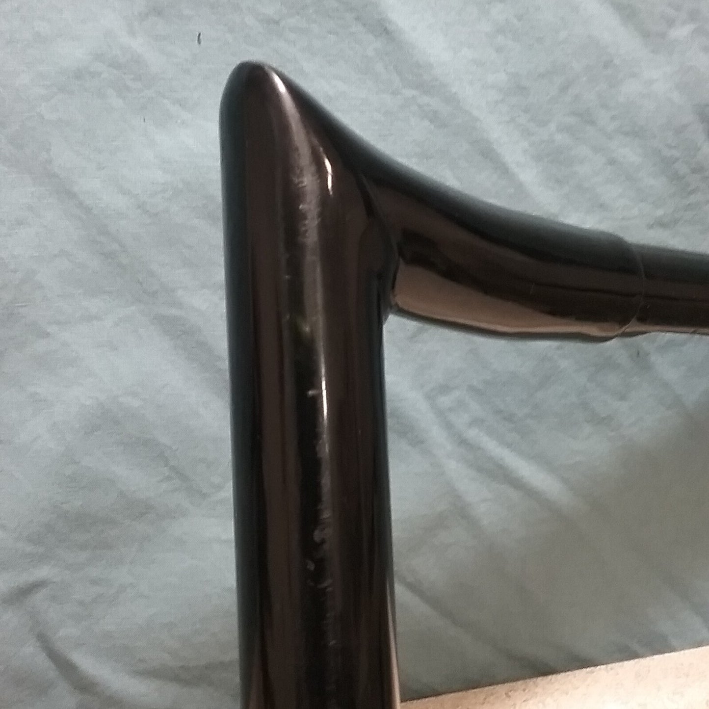 NEW LA CHOPPERS 0601-4535 1 1/4" Prime Ape Handlebars 11" Gloss Black Powdercoat