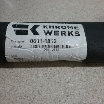 NEW KHROME WERKS HB 300032 1"  DIMPLED CHROME HANDLEBAR HARITAGE FLST 87-07