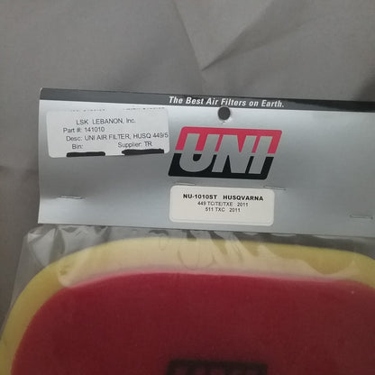NEW UNI NU-1010ST AIR FILTER HUSQVARNA 449TC/TE/TXE 551 TE/TXC 2011-2013