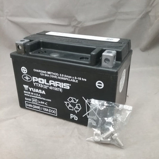 NEW YUASA YTX9 BATTERY ATV MOTORCYCLE SCOOTER ARTICAT HONDA KAWASAKI PRE-FILLED