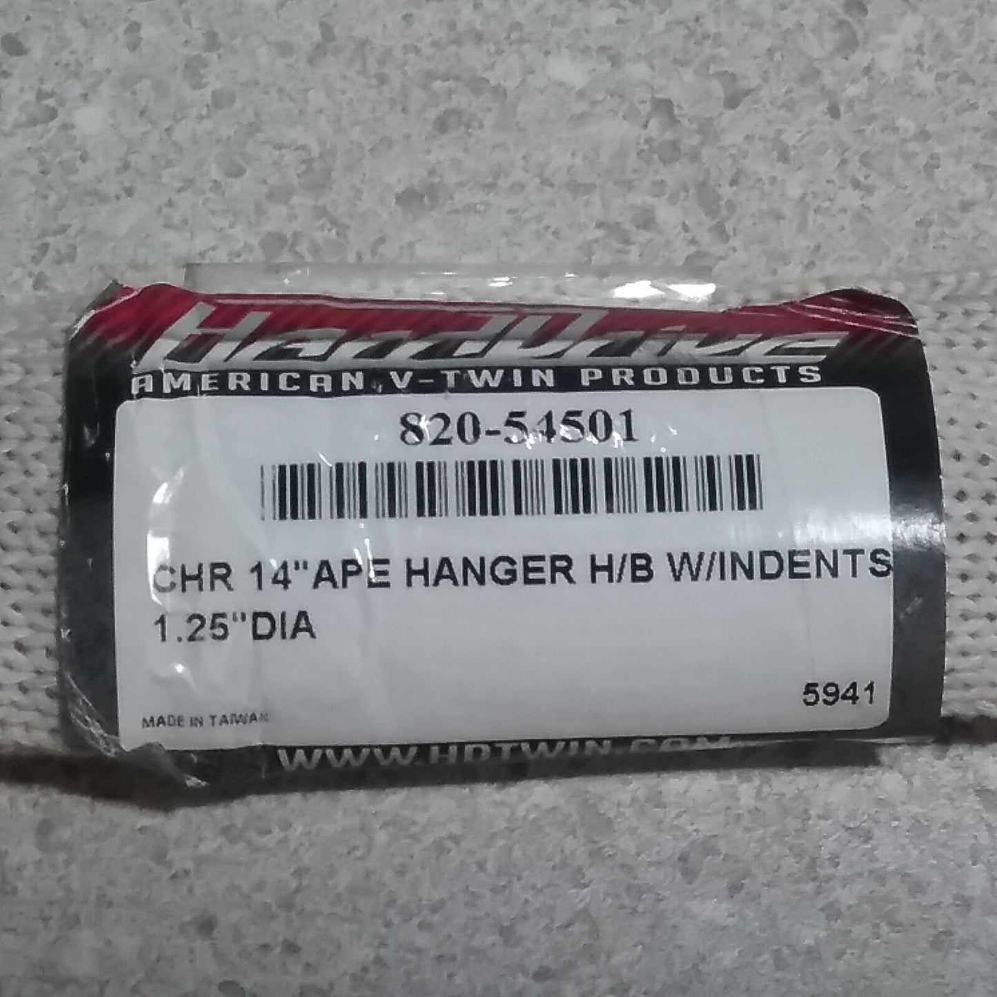 NEW HARDDRIVE 820-54501 APE HANGER 1-1/4" CHROME 14" HARLEY OEM 096433