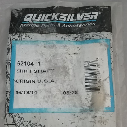 NEW QUICKSILVER 62104 1 SHIFT SHAFT Mercruiser Sterndrive Outdrives ALPHA ONE