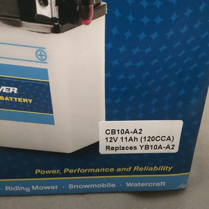 NEW FIREPOWER CB10A-A2 BATTERY ATV KAWASAKI SUZUKI 85-2011