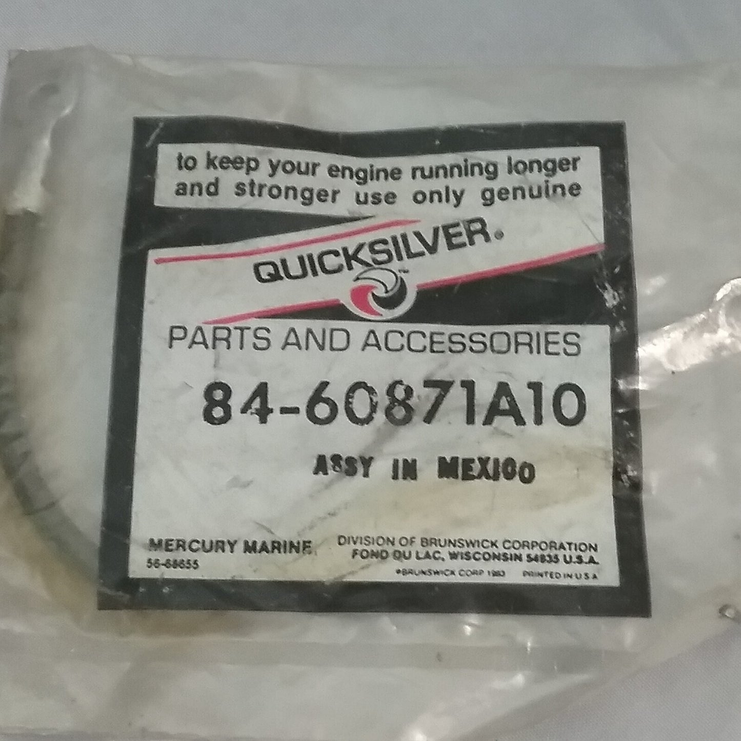 NEW QUICKSILVER 84-60871A10 WIRE ASSY Mercury Outboard 50-200HP