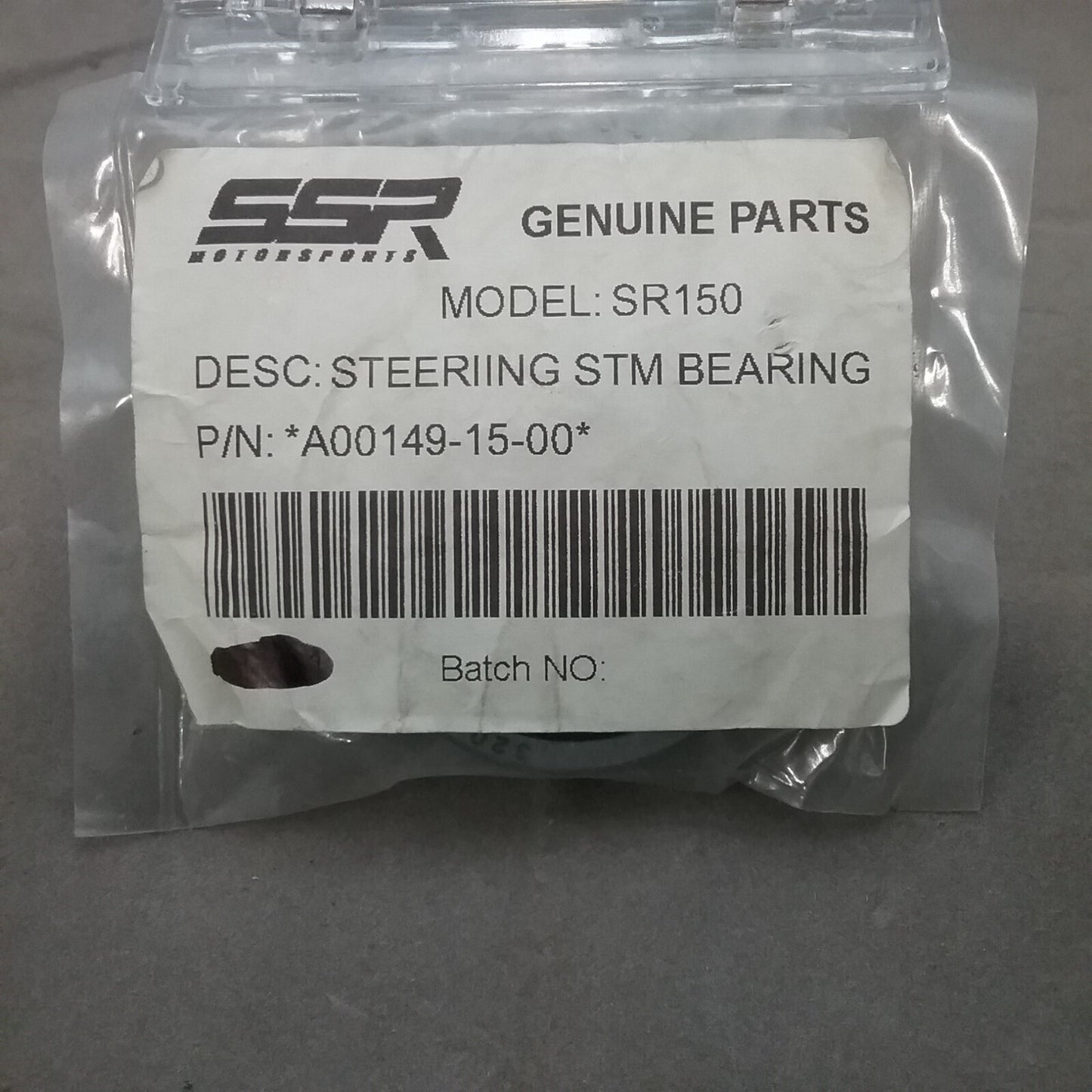 NEW SSR 320/22 BEARING A00149-15-00 44MM OUTER RING DIAMETER SEE DESCRIPTION
