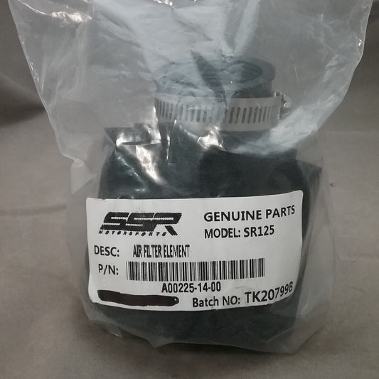 NEW SSR A00225-14-00 AIR FILTER FITS SR125