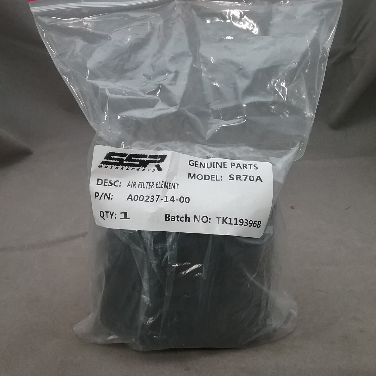 NEW SSR A00237-14-00 AIR FILTER FITS SR70A