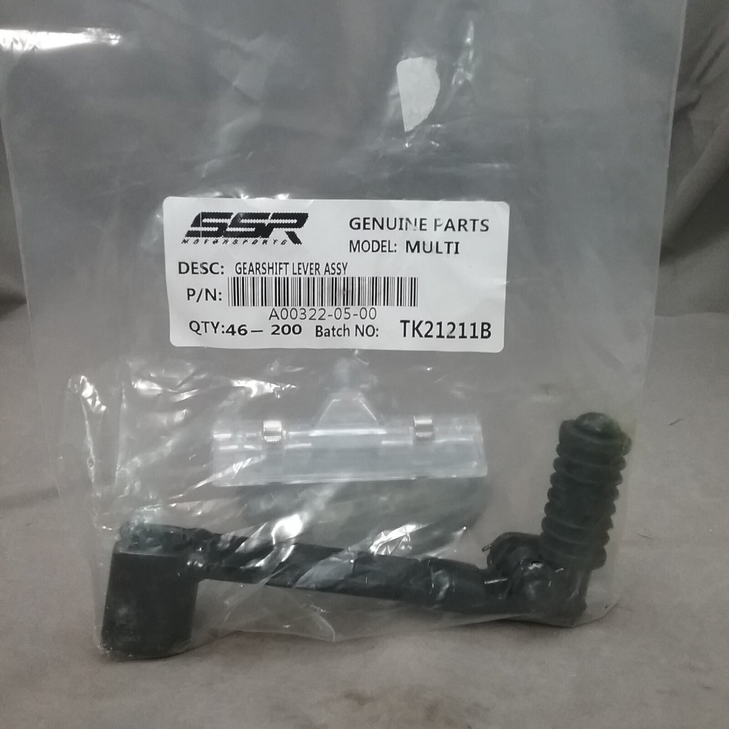 NEW SSR A00322-05-00 GEARSHIFT LEVER ASSEMBLY FITS VARIOUS SSR MODELS