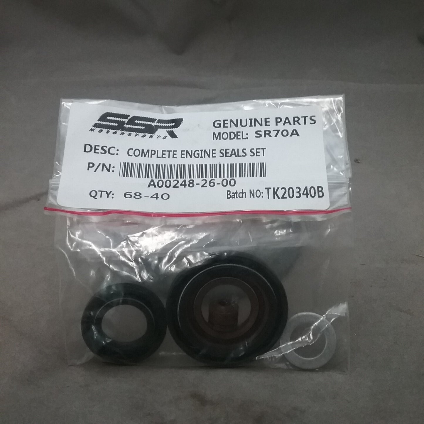 NEW SSR A00248-26-00 COMPLETE ENGINE SEAL KIT FITS SR70A