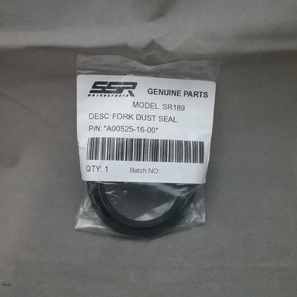NEW SSR A00525-16-00 FORK DUST SEAL FITS SR189