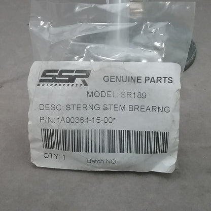 NEW SSR A00364-15-00 STEERING STEM BEARING SR189