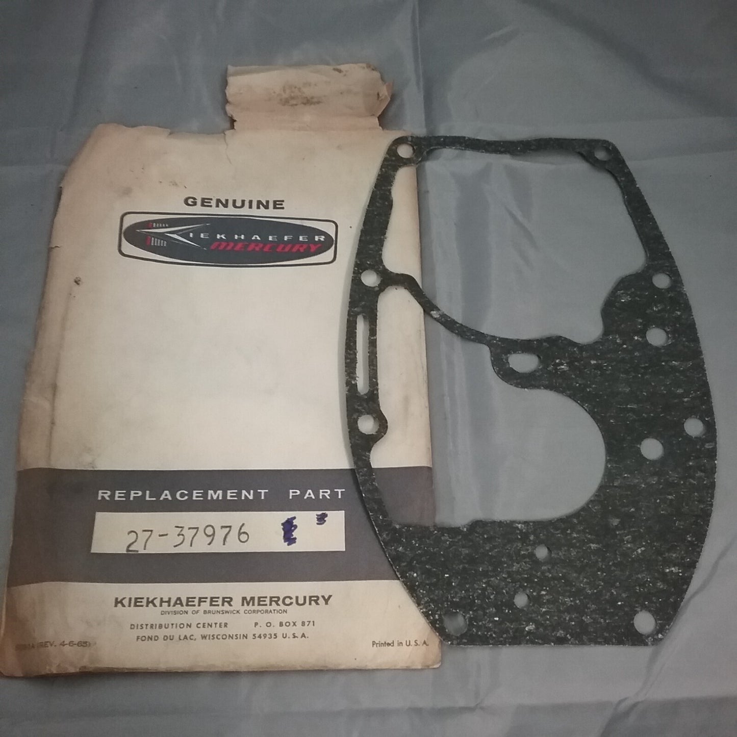 NEW MERCURY 27-37976 GASKET