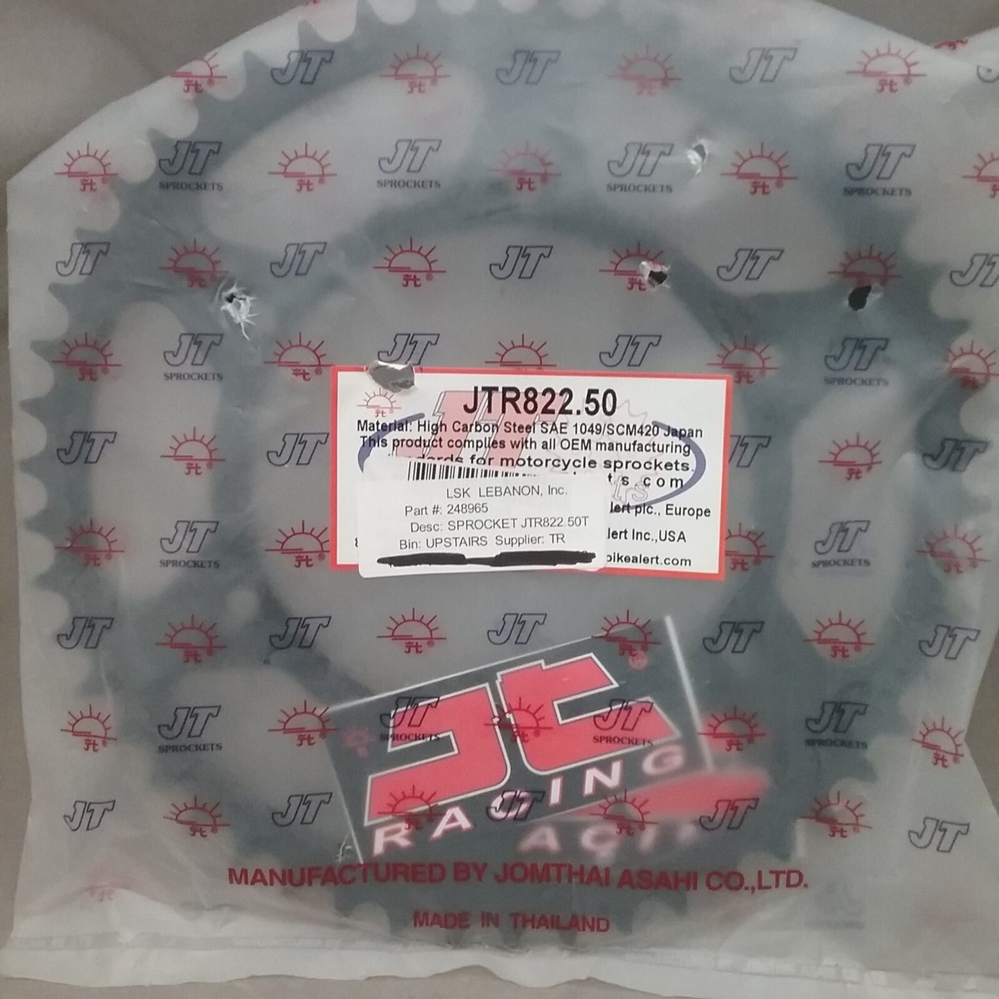 NEW JT SPROCKETS JTR822.50 SPROCKET Husqvarna SuzukI